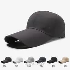 Boné de Beisebol de Aba Longa de 14cm para Homens, Tendência de Moda Coreana, Chapéu de Pesca ao Ar Livre CBQL
