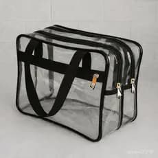 Bolsa De PVC Transparente E Fume Impermeável Viagem/Higiene/Pessoal/Enfermagem/Clube/Praia/Piscina