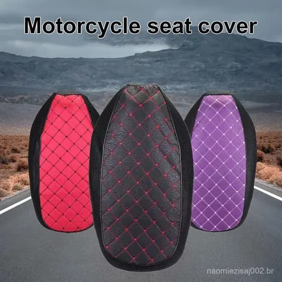 Capa De Assento Da Motocicleta À Prova Dwaterproof Água Universal Scooter Assentos Almofada De Sol Fácil De Limpar