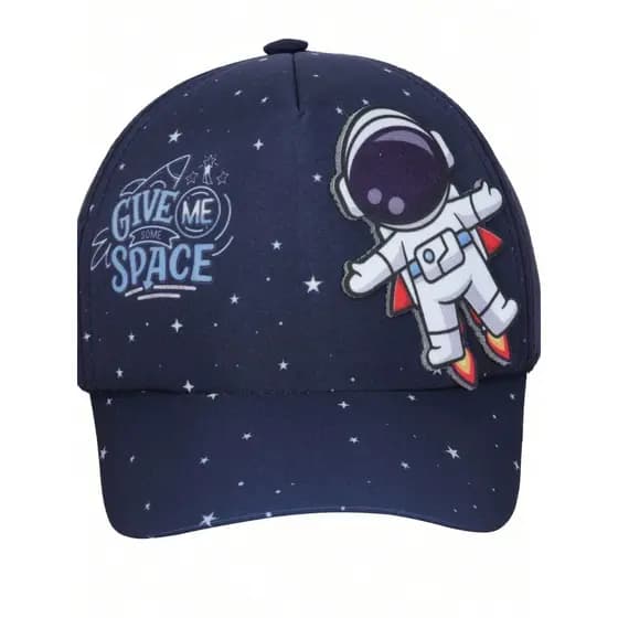 BONÉ BEBÊ ASTRONAUTA AZUL