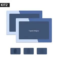 Kit com 2 Tapetes de Banheiro de Terra de Diatomáceas, Absorção Rápida, Antiderrapante, Macio e Seguro, Ideal para Banhe