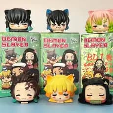 Anime Demon Slayer Action Figure Kamado Tanjirou Nezuko Zenitsu Figura De Ação Amigos Presentes