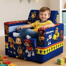 Sofazinho Infantil Estampado – Decoração e Conforto para o Quartinho - Patrulha Canina