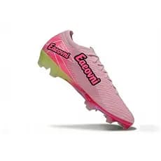 062607 Eaeovni Tênis Masculino Sapatos De Futebol Botas Feminino Chuteiras Campo FG Bege Baixo Topo