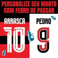 Nome e número termocolante para camisas Personalize em casa com ferro de passar