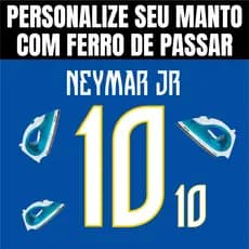 Nome e número termocolante DTF para camisas de futebol Personalize com ferro de passar em casa