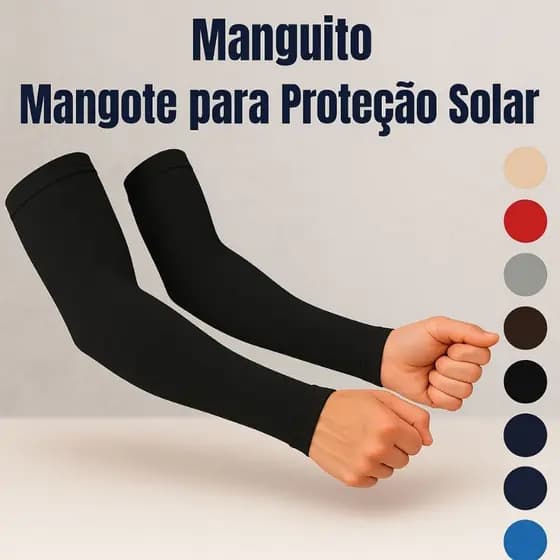 Manguito - Mangote para Proteção Solar – Ideal para Moto, Ciclismo e Esportes ao Ar Livre