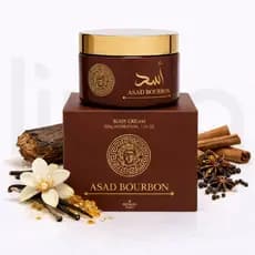 Hidratante Árabe Asad Bourbon Isabelle la Belle 200ml Creme Pasta em Pote Concentrado