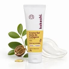 Creme Gel Facial Gota de Colágeno Kokeshi 45g Hidratação e Cuidado Facial