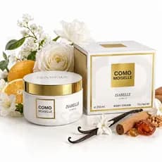 Hidratante Creme Como Moiselle Isabelle la Belle 200ml Perfumado Corporal Pasta em Pote Concentrado