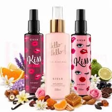 Body Splash Kiss Kiss You More Nah Cardoso Ciclo Feminino Desodorante Colônia 200ML