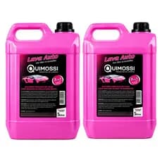 Kit 2 Shampoo Automotivo com Cera De Carnaúba 5L 3 Em 1 Brilho Proteção Espuma Ativa