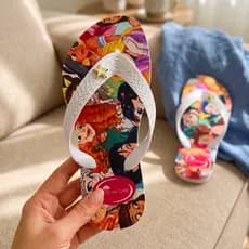 Chinelo Infantil Menina Confortável Para Passeio Dia a Dia