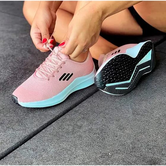 Tênis O2X Esportivo Fitness Feminino Academia Caminhada Confortável Promoção