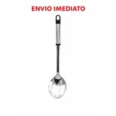 Colher de Arroz em inox grande 33cm - para Comidas e Alimentos, Praticidade, Durabilidade para sua Cozinha