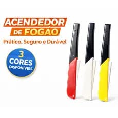 Acendedor De Fogão Com Botão Automático 22,5cm Cores Sortidas