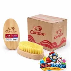 Escova de Lavar Roupas Condor Madeira – Caixa Fechada com 12 Unidades