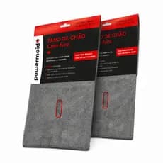 Pano de Chão Microfibra Com Furo p/ Rodo 60x50cm – Kit 2 Unidades Alta Absorção Multiuso