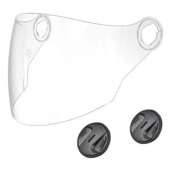 Viseira Cristal + Reparo Capacete Aberto Pro Tork New Atomic / New Liberty 3
