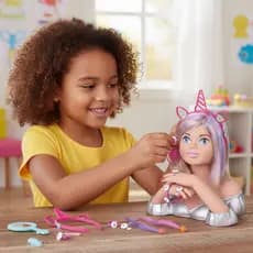 Boneca Charmosa Rainbow Loira Busto Cotiplás Presente Divertido Infantil