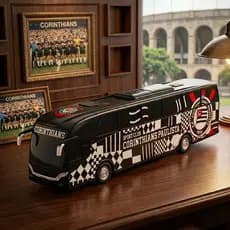 Brinquedo Ônibus Corinthians Tricolor Oficial Usual