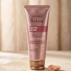 Condicionador Nutri Rosé 200ml Eudora Siàge Nutrição Profunda Repara Raiz e Pontas