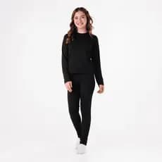 Blusa Térmica Segunda Pele Infantil Gola Alta Manga Longa Feminina