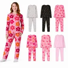 Conjunto Pijama Juvenil Canelado com Estampas-Confortável e Estiloso