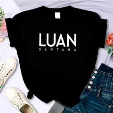 Camiseta Feminina T Shirt Luan Santana musica sertaneja top