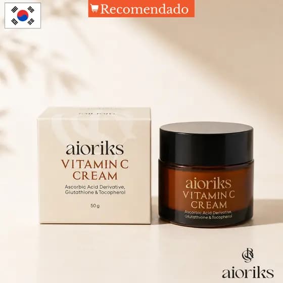 Creme Facial Vitamina C 50g | Luminosidade e Uniformização da Pele AIORIKS Skincare