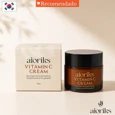 Creme Facial Vitamina C 50g | Luminosidade e Uniformização da Pele AIORIKS Skincare