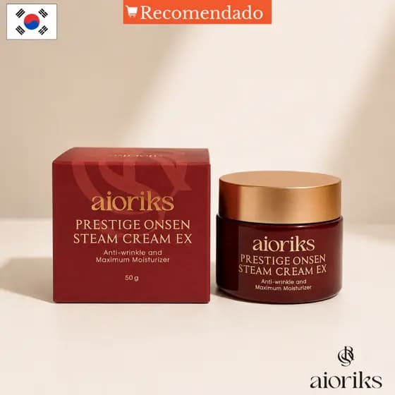 Creme Facial Coreano com Retinol, EGF e Ceramidas 50g | AIORIKS Skincare Onsen Cream