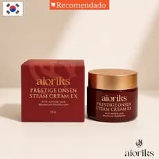 Creme Facial Coreano com Retinol, EGF e Ceramidas 50g | AIORIKS Skincare Onsen Cream