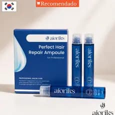 Ampola Capilar Coreana 13ml x 10 | Reparação Profunda para Cabelos Danificados AIORIKS