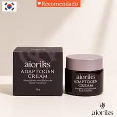 Creme Facial Hidratante Coreano com Ginseng e Niacinamida 50g | AIORIKS Skincare Adaptogen Cream