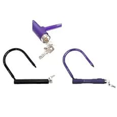 CADEADO TIPO U MULTIUSO BIKE TIPO 180MM X 175MM  TRAVA 2 CHAVES