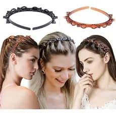 Tiara com Presilha para Cabelo Acessório Feminino Penteado Fashion Moda Elegante - WANG