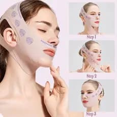 Faixas V-Line Lifting Facial – Redução de Papada e Definição do Contorno do Rosto com Ajuste Confortável