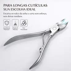 Alicates de Cutícula Profissionais em Aço Inox / Alta Precisão/ Durabilidade e Uso Para Manicure e Pedicure