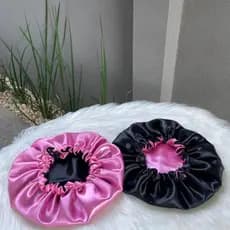 Toucas de Cetim Dupla Face Ajustáveis – Para Dormir/ Uso Diário/Spa/ Salão/Viagem e Proteção Capilar