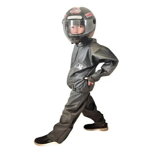 Capa De Chuva Infantil Até 10 Anos Moto / Bike / Bicicleta