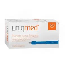 Punch Para Biopsia 5.0MM Caixa Com 10 Unidades UNIQMED