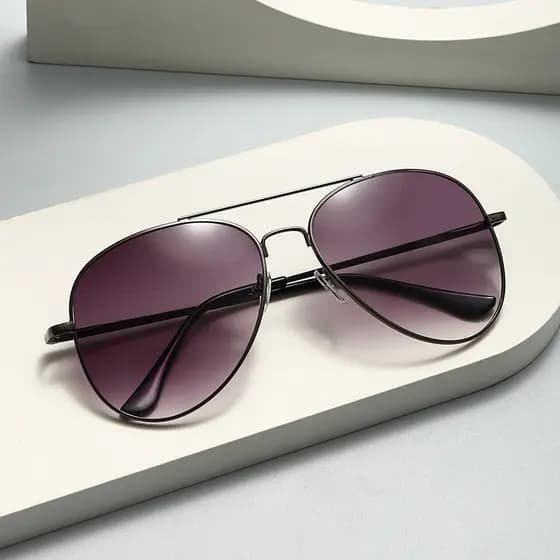 Óculos de sol piloto masculino feminino mesmo estilo sapo óculos rosto grande condução Anti-ultravioleta único grande qu