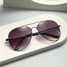 Óculos de sol piloto masculino feminino mesmo estilo sapo óculos rosto grande condução Anti-ultravioleta único grande qu
