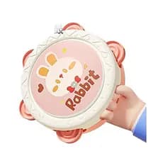 0713 Brinquedo de tambor de tapa de mão infantil Bebê Pandeiro Quebra-cabeça Educação infantil Iluminação Infantil Orff
