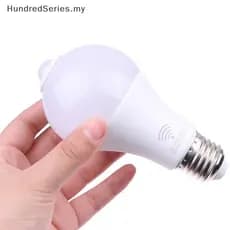 [HundredSeries] Lâmpada Com Sensor De Movimento E27 PIR 5W 9W 15W LED Luz Noturna [MY]