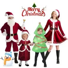 Fantasia de natal fantasia infantil fantasia de papai noel adereços festa de feriado fantasia infantil