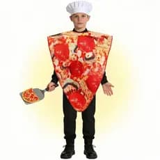 Fantasia de dia das crianças de Halloween, fantasia de festa para fazer comida, fantasia de dia das crianças