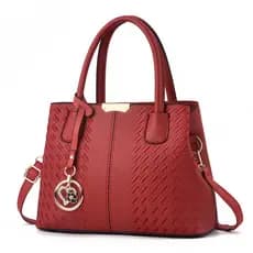 British Mary Fashion Couro Macio Bordado Linha Mãe de Meia-Idade Bolsa Feminina
