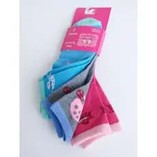 Kit 3 Pares de Meias Infantis Femininas Amorarma Tam 23-27 Coloridas Confortáveis 6 a 8 Anos